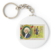 Washington At Fort Duquesne Key Chains