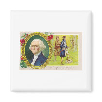 Washington At Fort Duquesne Refrigerator Magnet
