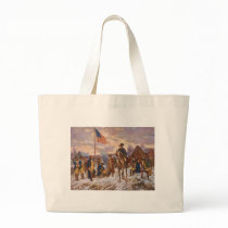 Washington at Valley Forge by Edward P. Moran Canvas Bags