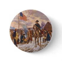 Washington at Valley Forge by Edward P. Moran Buttons