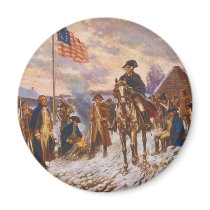 Washington at Valley Forge by Edward P. Moran Magnet