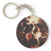 Washington Before Yorktown by Rembrandt Peale Keychain