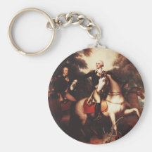 Washington Before Yorktown by Rembrandt Peale Keychain