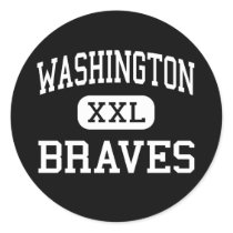 Washington - Braves - High School - Cherokee Iowa stickers