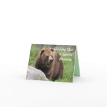 Washington Brown Bear - Get Well Card