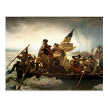 Washington Crossing the Delaware - 1851 Postcards