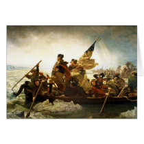 Washington Crossing the Delaware by Emanuel Leutze Greeting Cards