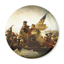 Washington Crossing the Delaware by Emanuel Leutze Fridge Magnet