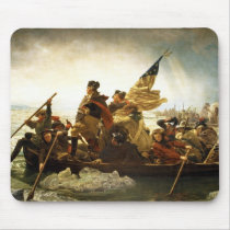 Washington Crossing the Delaware by Emanuel Leutze Mousepads