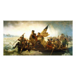 Washington Crossing the Delaware by Emanuel Leutze Personalized Photo Card
