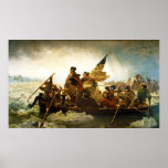 Washington Crossing the Delaware by Emanuel Leutze Print