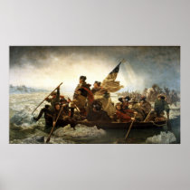 Washington Crossing the Delaware by Emanuel Leutze Posters
