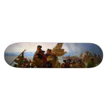 Washington Crossing the Delaware by Emanuel Leutze Skateboard Deck