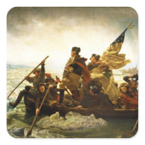 Washington Crossing the Delaware by Emanuel Leutze Sticker