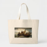 Washington Crossing the Delaware Canvas Bags