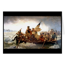 Washington Crossing the Delaware Card