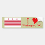 Washington D.C. Flag Bumper Sticker