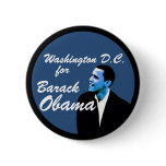 Washington D.C. for Barack Obama Pinback Button