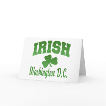 Washington D.C. Irish Greeting Card by irish_shirts Washington D.C. Irish Greeting Card
