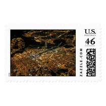 Washington DC Aerial Night postage