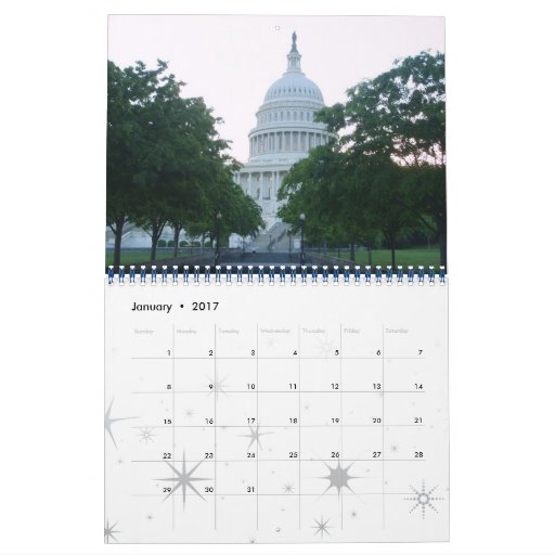 Washington DC Calendar Zazzle