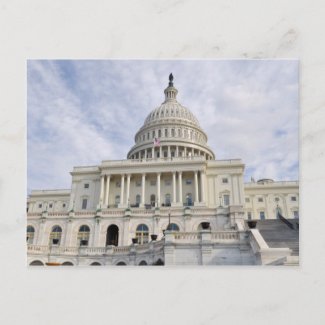 Washington DC Capitol of United States of America postcard