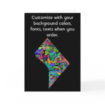 Washington DC Customize card how you want it