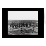Washington, DC Defending Gun Crews 1865 Greeting Cards