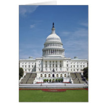 Washington DC del edificio del capitolio de los E. Felicitaciones