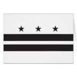 Washington DC Flag - Black cards