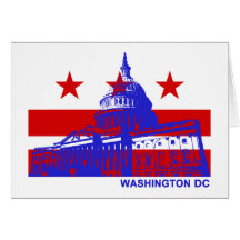 Washington DC Flag Cards