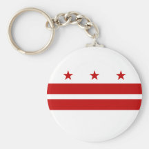 Washington DC Flag Keychain