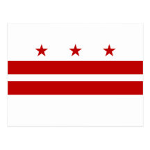 Washington DC Flag Postcard