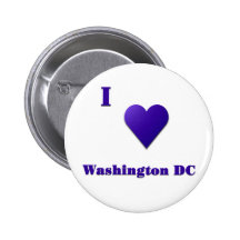 Washington DC -- Midnight Blue Button