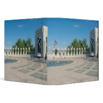 Washington, DC, National WWII Memorial 3 Ring Binders