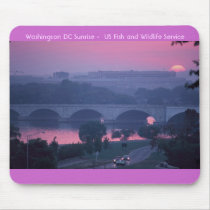 Washington DC Sunrise mousepads by moxieann Washington DC Sunrise mousepads