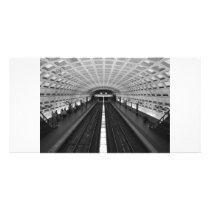 washington-dc-train-station customized photo card