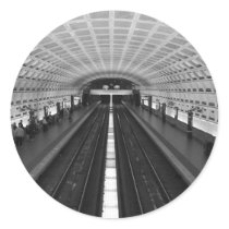 Washington Dc Train Station Round Stickers