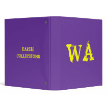 WASHINGTON EARTH COLLECTIONS BINDERS
