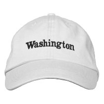 Washington embroidered hats by TheYankeeDingo Washington embroidered hats