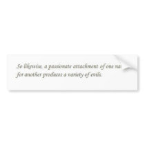 Washington Farewell Address 1 Bumper Sticker