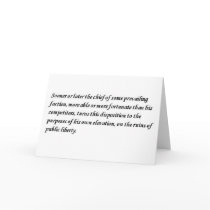 Washington Farewell Address 2 cards