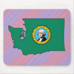 Washington Flag Map Mousepad