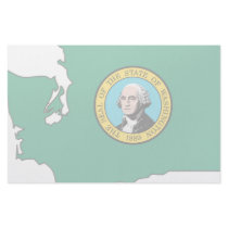 Washington Flag Map stationery