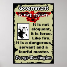Washington: Gov't Is Like Fire Print