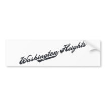 Washington Heights Bumper Sticker