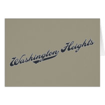 Washington Heights Greeting Cards