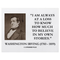 Washington Irving Always At A Loss Believe Stories Flyer