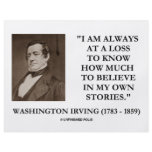 Washington Irving Always At A Loss Believe Stories flyers