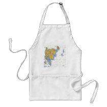 Washington Island, WI Nautical Chart aprons by sailorpatp Washington Island, WI Nautical Chart aprons